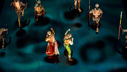 Battle from the show KÀ by Cirque du Soleil