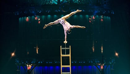 Chinese Chairs du spectacle Kooza du Cirque du Soleil