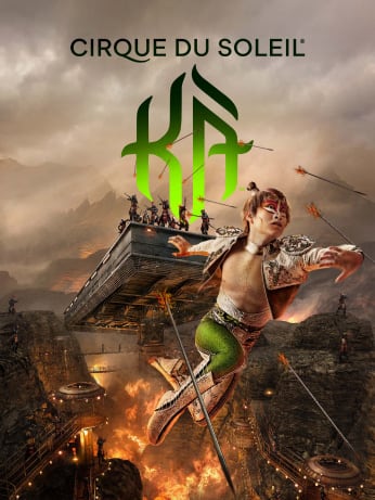 Poster of KÀ, a show by Cirque du Soleil at MGM Grand in Las Vegas