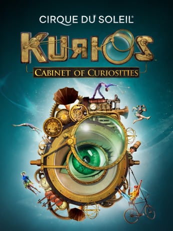 Poster of the show KURIOS Cabinet of Curiosities, by Cirque du Soleil
