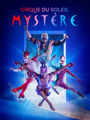 Poster of Mystère, a show by Cirque du Soleil at Treasure Island Las Vegas