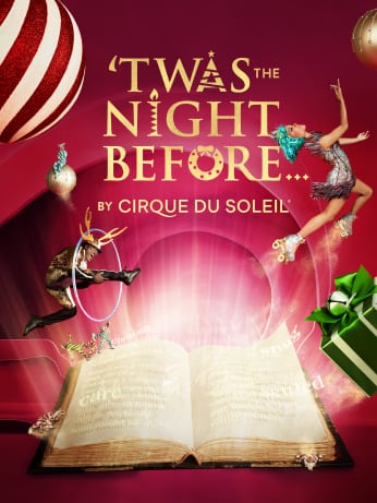Poster of the show Twas The Night Before, by Cirque du Soleil