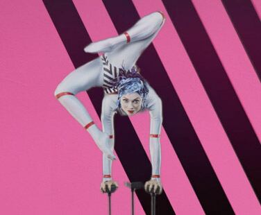 Cirque du Soleil at Sea character from the shoe EXENTRICKS