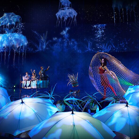 The Octopus's Garden act from The Beatles LOVE