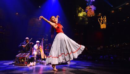 Dancer from the musical pre show from JOYÀ