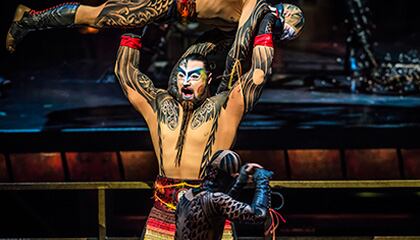 Chief Archer from the show KÀ by Cirque du Soleil