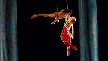 Duet from the show KÀ by Cirque du Soleil