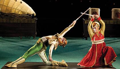 Imperial Twins du spectacle KÀ du Cirque du Soleil