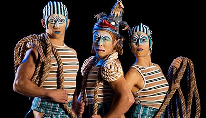 Sailors du spectacle KÀ du Cirque du Soleil