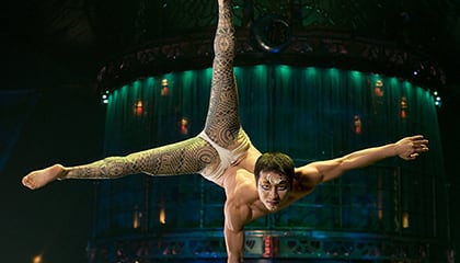 Chinese Chairs du spectacle Kooza du Cirque du Soleil