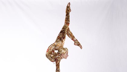 Contorsion from the show Kooza by Cirque du Soleil