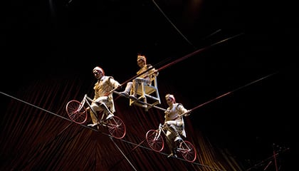 Fil de fer from the show Kooza by Cirque du Soleil