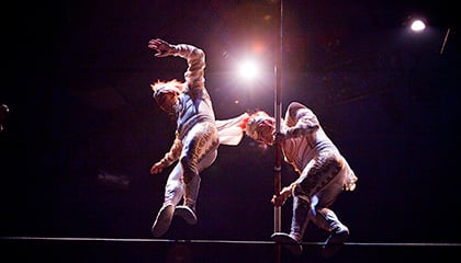 Highwire du spectacle Kooza du Cirque du Soleil