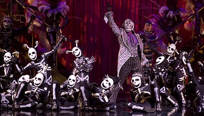 Skeleton Dance from the show Kooza by Cirque du Soleil