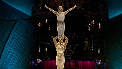 Teeterboard du spectacle Kooza du Cirque du Soleil