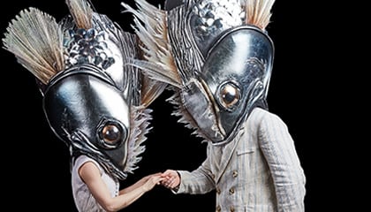 Black Fishheads from the show Luzia by Cirque du Soleil