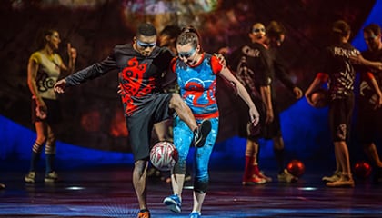 Football Dance from the show Luzia by Cirque du Soleil