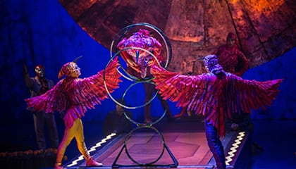 Hoop Diving from the show Luzia by Cirque du Soleil