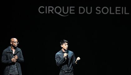 Jamie King and Welby Altidor du spectacle Michael Jackson One du Cirque du Soleil