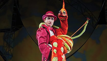 Moha Samedi from the show Mystère by Cirque du Soleil