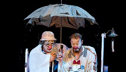 Clowns from the show "O" by Cirque du Soleil