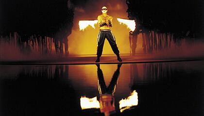 Fire du spectacle «O» du Cirque du Soleil