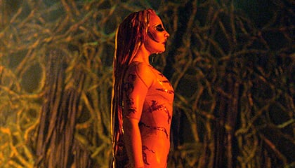 Synchronized swimming from the show "O" by Cirque du Soleil