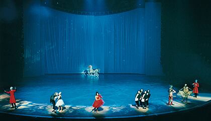 Parade from the show "O" by Cirque du Soleil