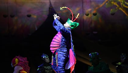 Characters from the show OVO by Cirque du Soleil