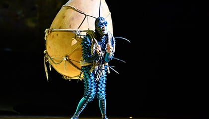 Characters du spectacle OVO du Cirque du Soleil