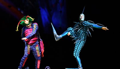 Characters du spectacle OVO du Cirque du Soleil