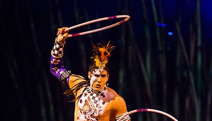 Hoop Dance from the show Totem by Cirque du Soleil