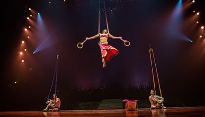 Ring Trio from the show Totem by Cirque du Soleil