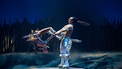 Roller Skate du spectacle Totem du Cirque du Soleil