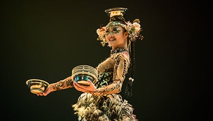 Unicycle du spectacle Totem du Cirque du Soleil