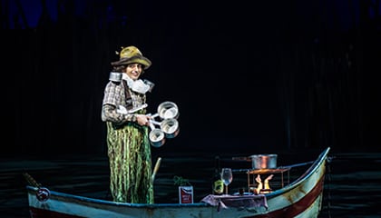 Clown Fisherman from the show Totem by Cirque du Soleil