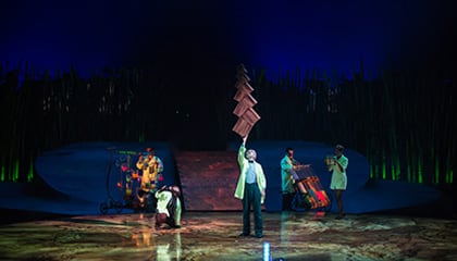 Manipulation from the show Totem by Cirque du Soleil